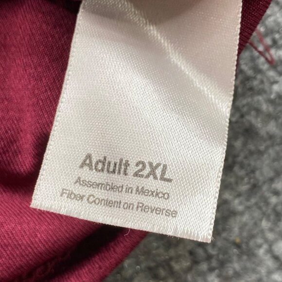 Augusta Sportswear Shirt Mens 2XLMaroon Moisture Management Athletic Gym Workout - Picture 4 of 10